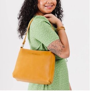 Portland Triangle Sunflower Shoulder Bag